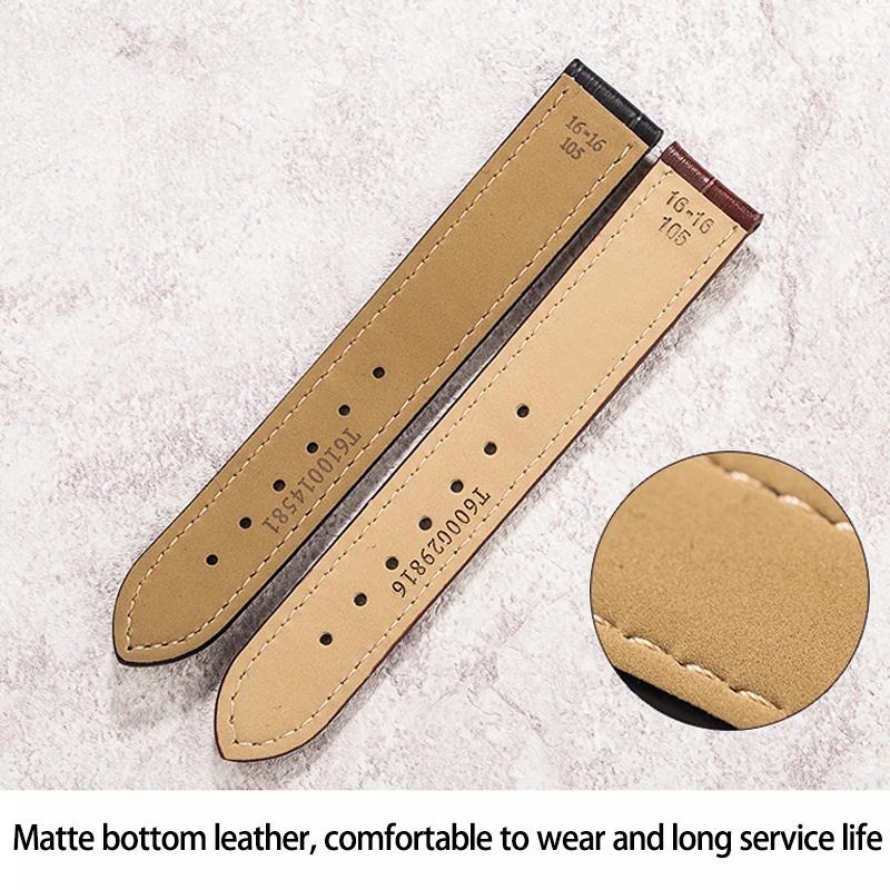 Leather Watch Strap for Tissot  T050 T02 Watch Band Bracelet 14mm 16mm Red Watch Strap Luxury Watch Strap Watch Accessories