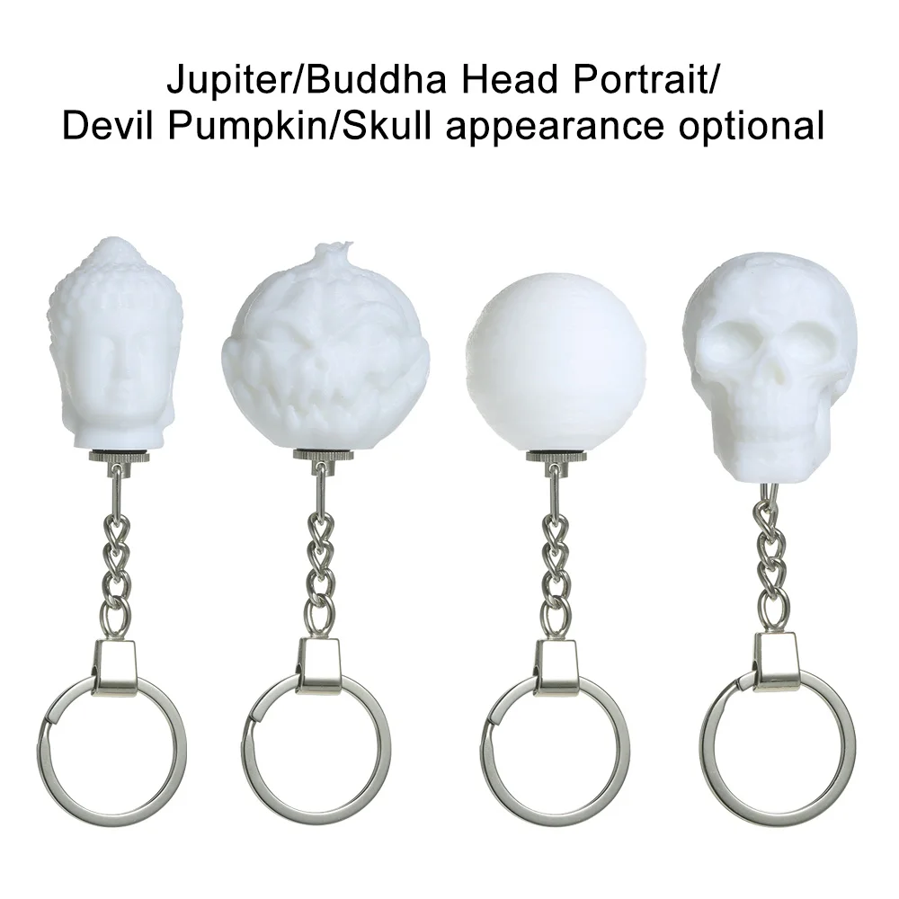 3D печать ночной Светильник брелок креативный череп светильник Красочный