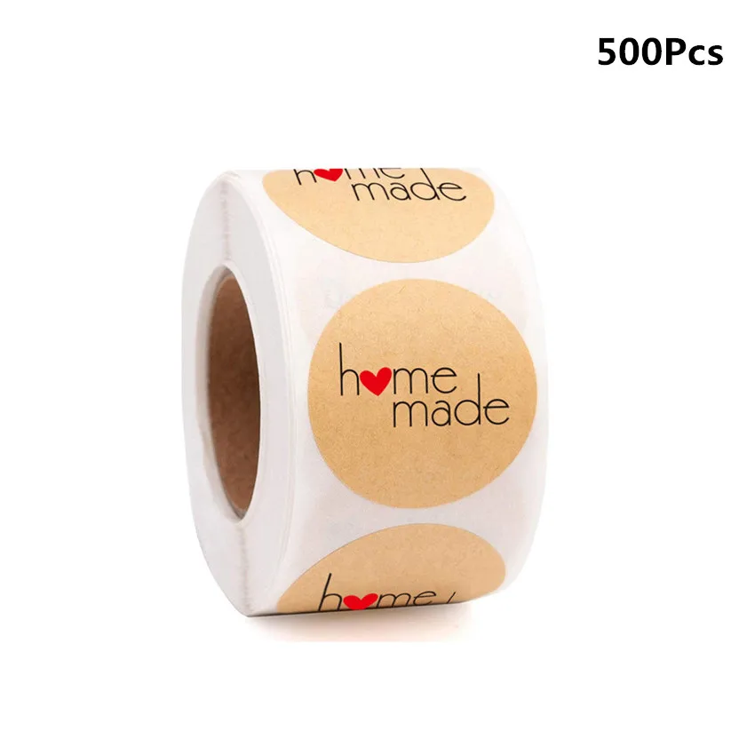 

Винтажные наклейки из крафт-бумаги, 100-500 шт.