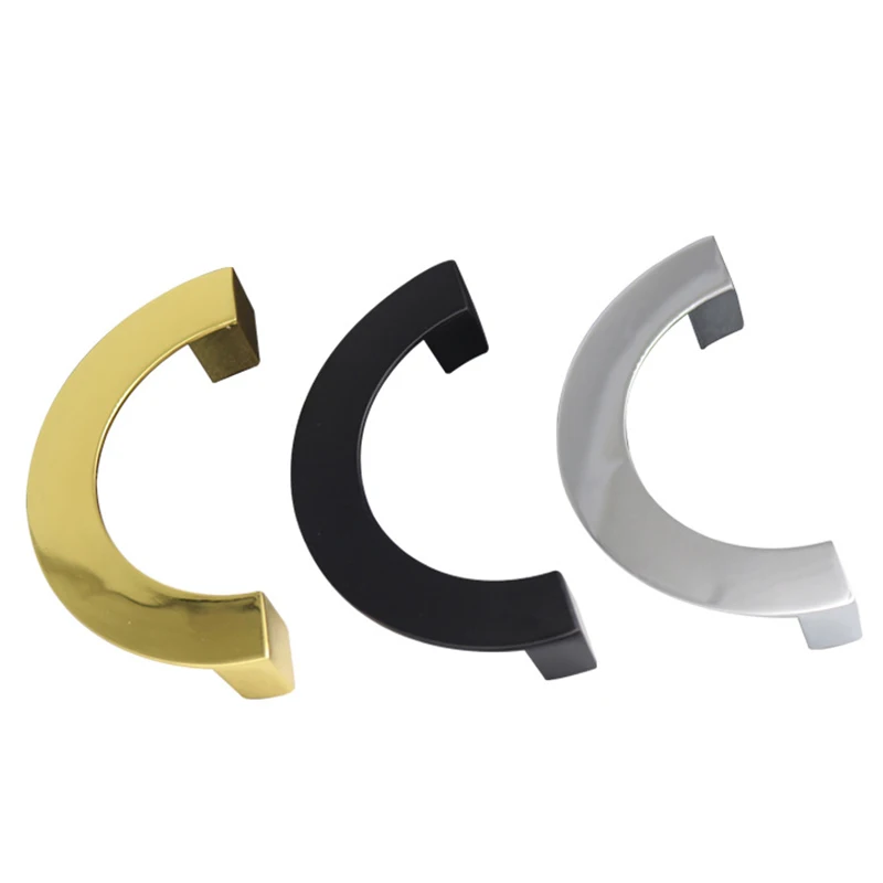 Новая полукруглая ручка для коридора дверное окно золотой серебряный цвет