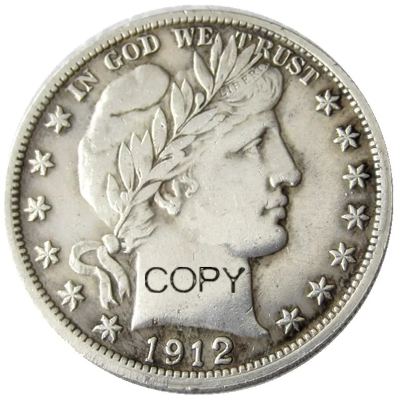 US A set of (1904-1916)-D 10 шт Парикмахерская половина доллара посеребренные копировальные