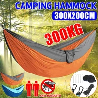 2 persons 3 in 1 multi function hammock hanging 300x200cm sleeping bed swing outdoor camping tent sunshade mat picnic mat travel
