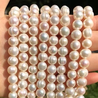 natural freshwater white pearl round beads 5mm 6mm 7mm 8mm 9mm 10mm loose spacer beads for jewelry making diy bracelet necklace