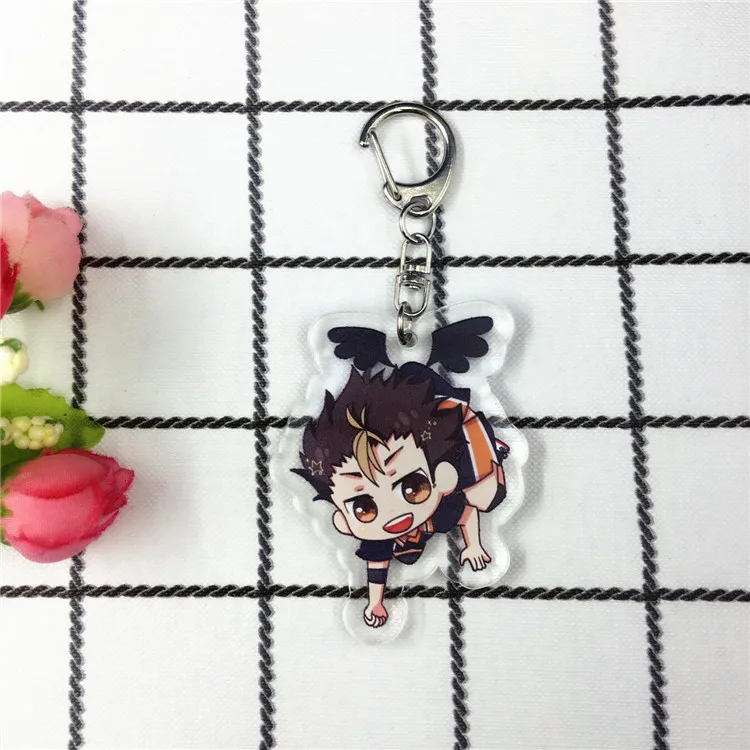 Брелок Haikyuu Hinata Shouyo Tobio Kageyama Kozume Kenma Oikawa tooro Nishinoya брелок с фигуркой для волейбола