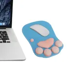 Коврик YuBeter 3D в виде кошачьей Лапы Для Мышки с аниме, мягкий, противоскользящий, силиконовый, с эффектом памяти