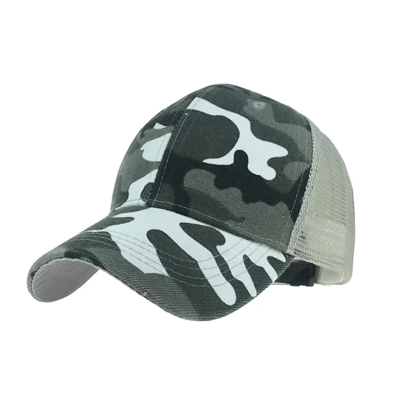 

Кепка в стиле хип-хоп для мужчин и женщин, бейсболка с камуфляжным принтом, летняя