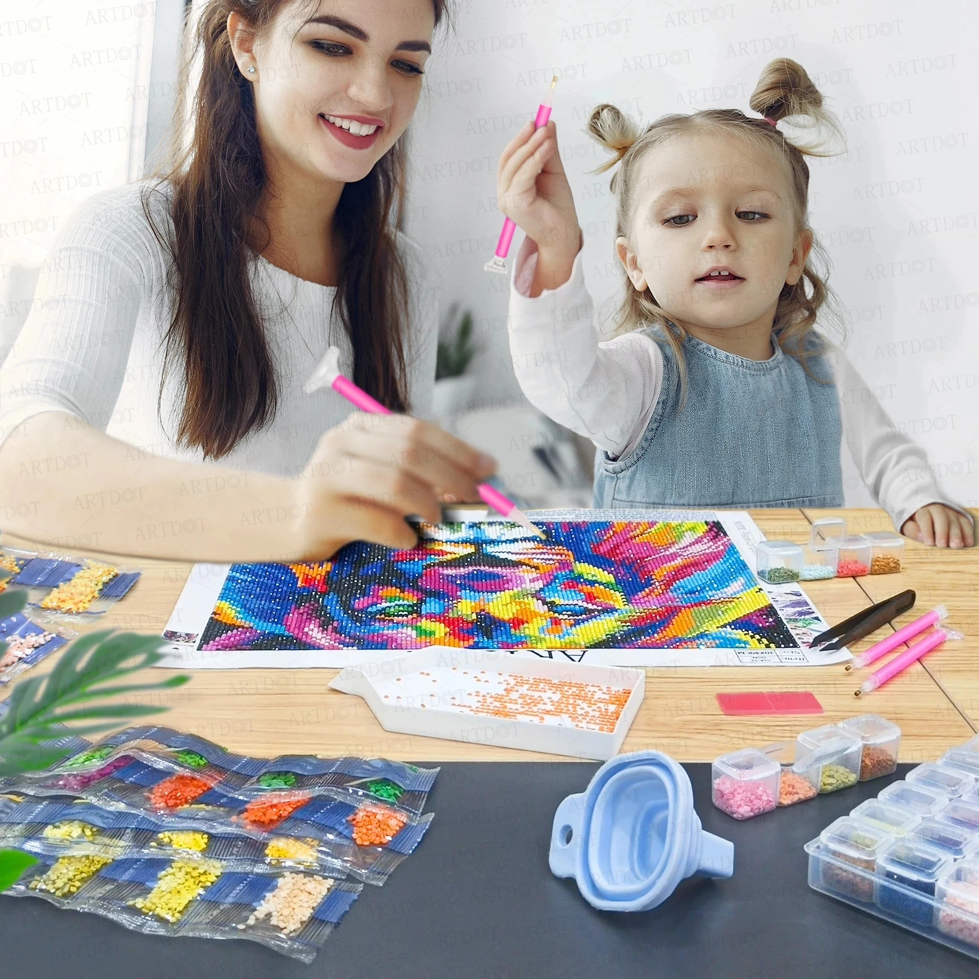 Алмазная живопись аксессуары 5D мозаика квадратная круглая 447 цветов алмазная