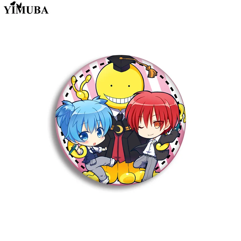 Коллекция брошей в классе убийц Shiota Nagisa Akabane Karuma фигурки мультяшный узор значок