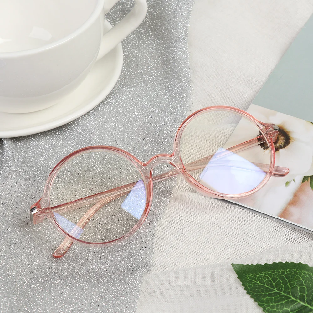 1Pc 2020 Classic Vintage Glasses Frame Round Lens Flat Myopia Optical Mirror Simple Metal Women/Men Computer Gifts | Аксессуары для
