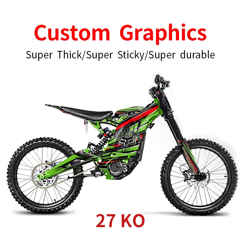 

SUR-RON Surron пользовательские наклейки светильник Bee X Электрический внедорожный велосипед диртбайк Декоративные самоклеящиеся влагостойкие с...