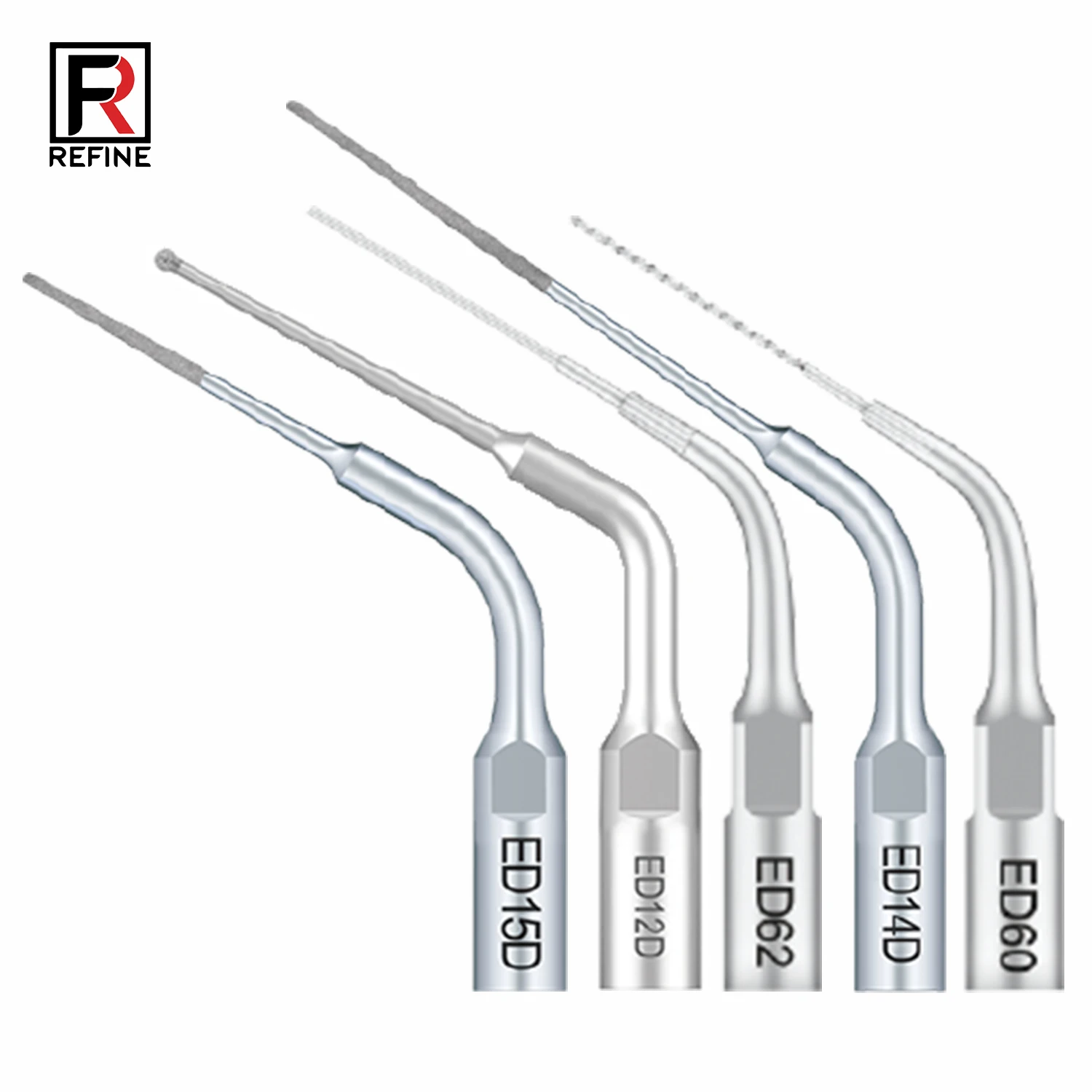 For REFINE SATELEC MECTRON DTE Dental Ultrasonic Scaler implant Tips Scaling Handpiece tip ED12D ED14D ED15D ED32D ED60 ED62