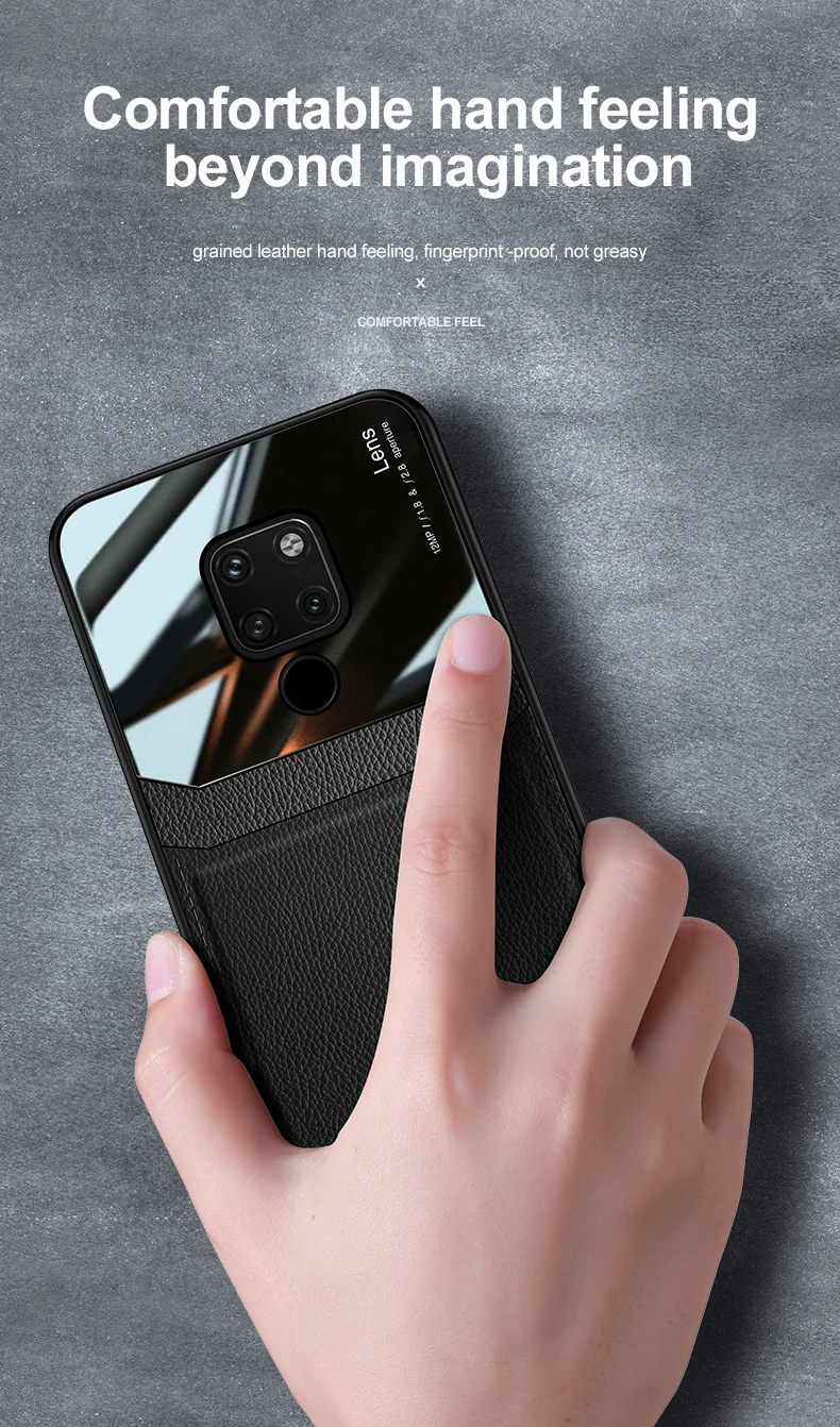 Чехол для телефона для huawei mate 20 Pro, чехол, роскошный бизнес ПК, зернистая кожа, задняя крышка, чехол для huawei mate 20X20 Pro, чехол