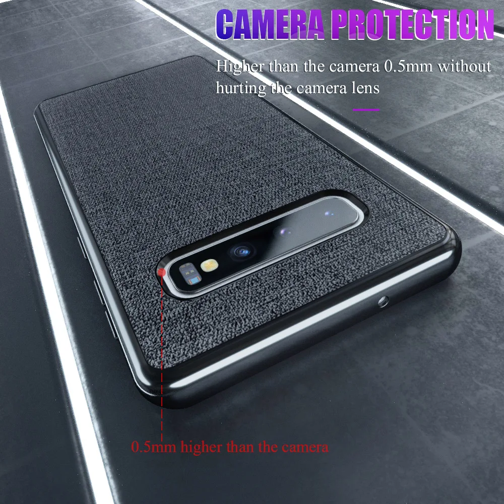 Тканевый чехол для Samsung Galaxy S10 S9 S8 S5 A50 A30 A70 A40 M20 A9 A7 A8 J8 J2 J4 J6 2018 Plus Lite