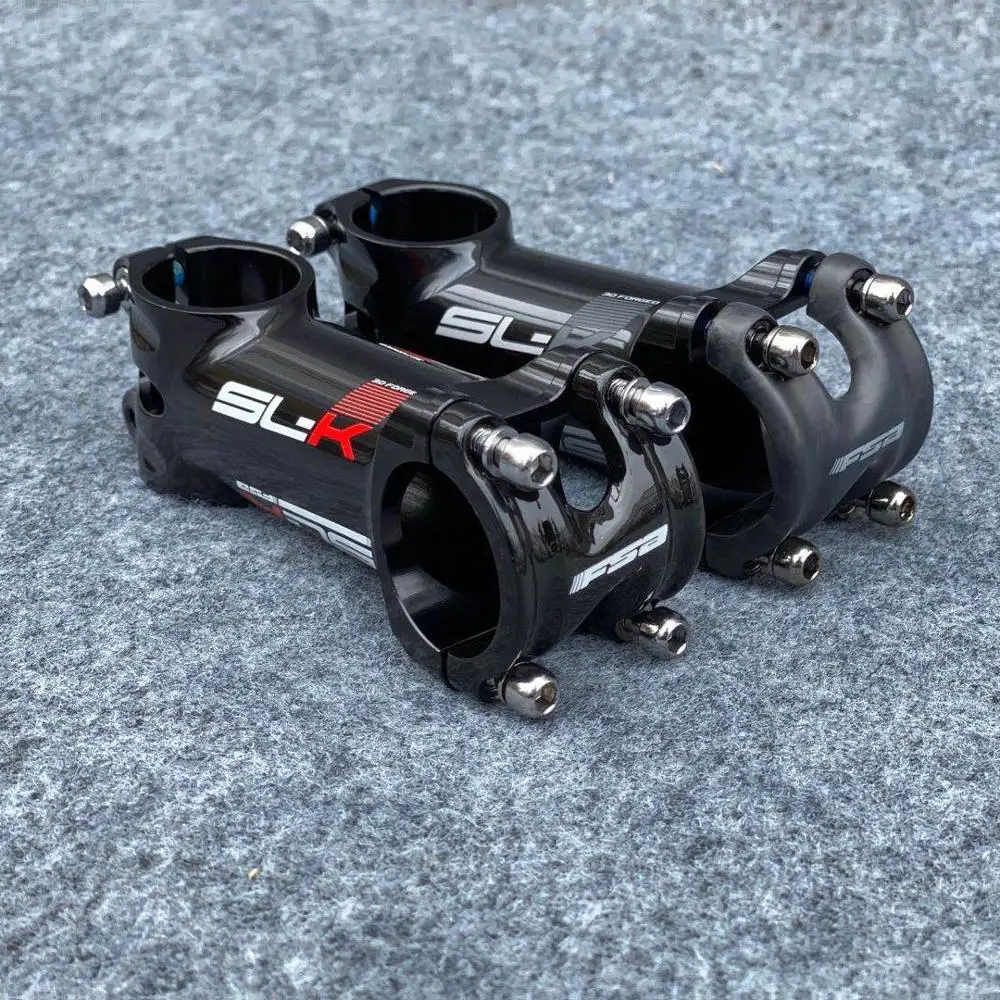 

FSA SLK New aluminum + carbon fiber riser rod Stem carbon fiber Bicycle Stem carbon handle 28.6-31.8MM 6degree