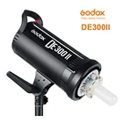 Студийная Вспышка Godox DE300II GN58 2,4G, Беспроводная вспышка X System DE300 II для цифровой зеркальной фотокамеры, студийная видеосъемка