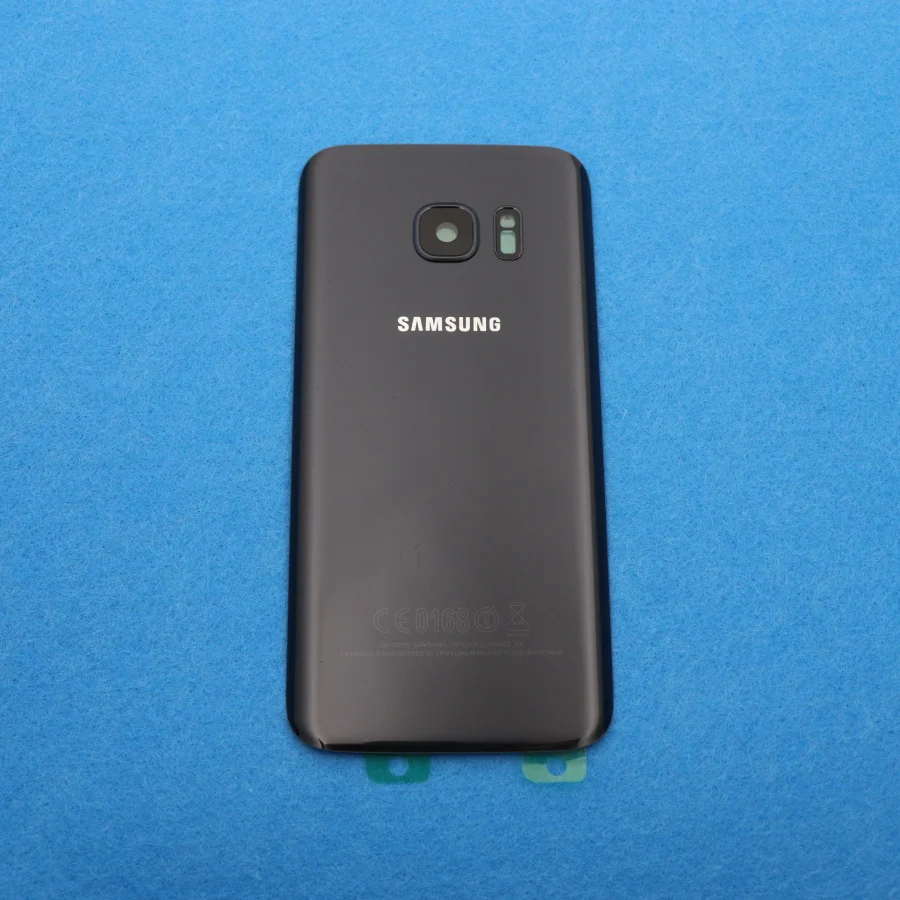 Новая задняя панель стеклянная задняя крышка батарейного отсека для samsung Galaxy S7 G930 G930F G930FD S7 Edge G935 G935F G935FD+ наклейки объектив камеры
