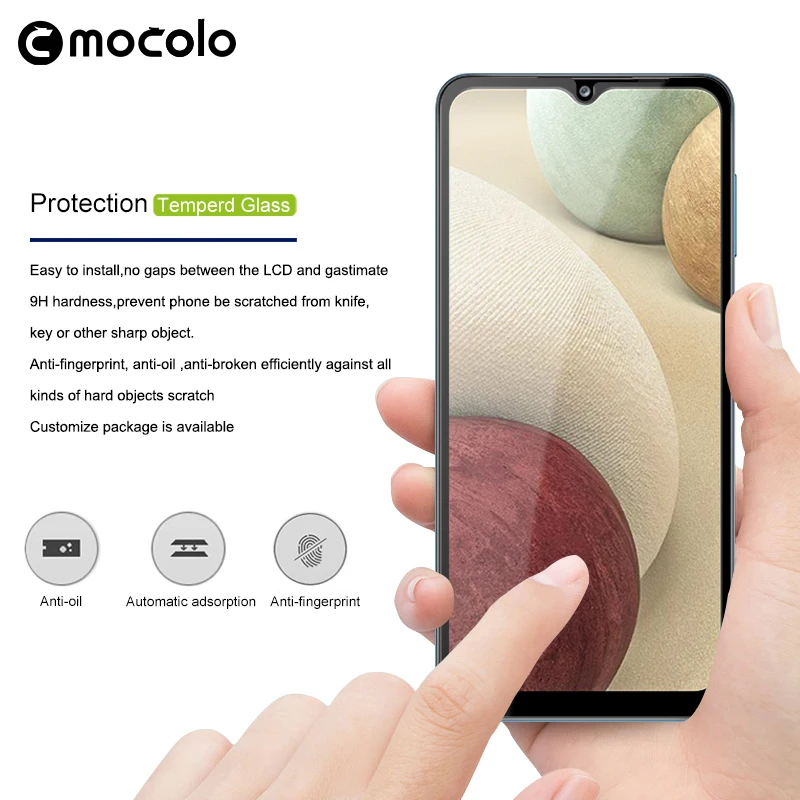 Фото Защитное стекло Mocolo для Samsung A12 полное клеевое закаленное Мобильные телефоны и Защитное стекло Mocolo для Samsung A12 полное клеевое закаленное Мобильные телефоны и