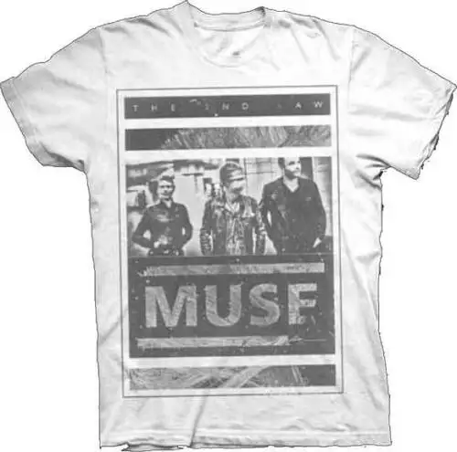MUSE фото блок футболка S M L XL совершенно новый Официальный товар|Мужские футболки| |