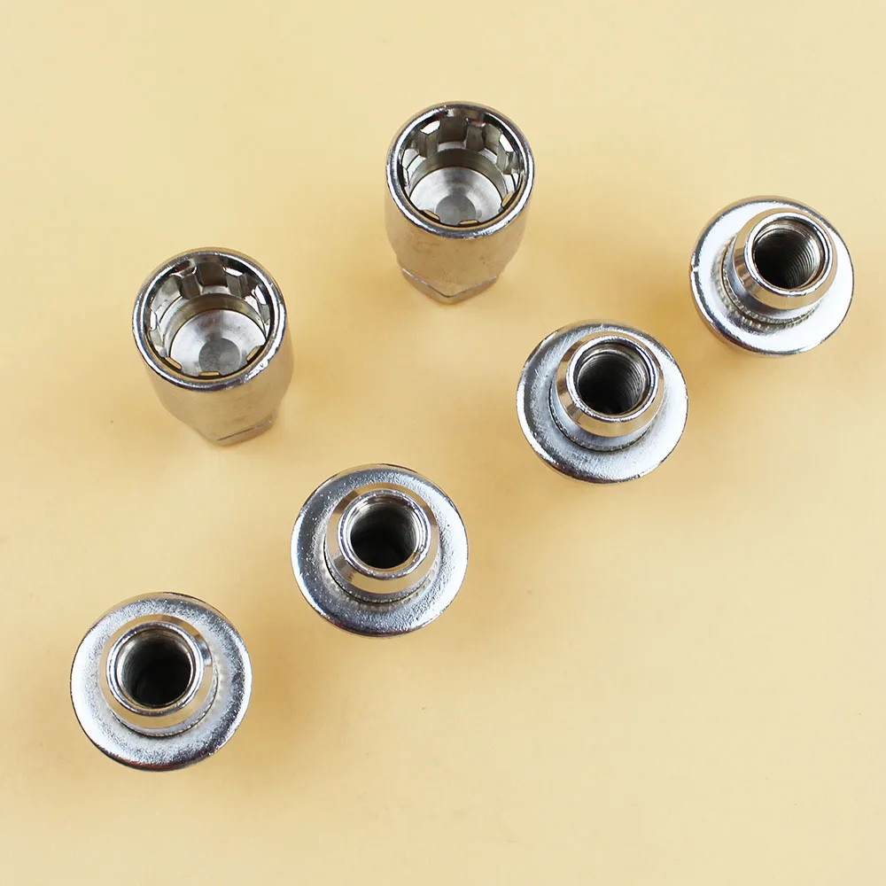 Автомобильный хромированный шуруповерт LARBLL с защитой от кражи гайка замком