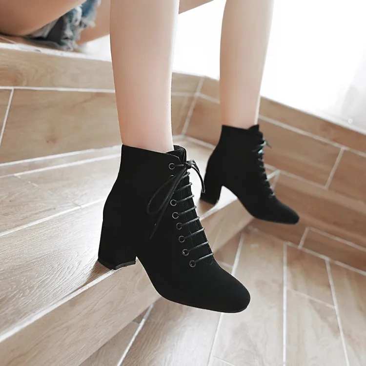 Ботинки больших размеров 9 10 11 12 женская обувь ботильоны для женщин женские