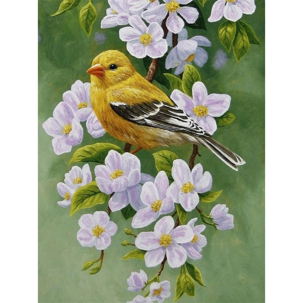 Алмазная 3D вышивка сделай сам с птицами мозаика из страз полный комплект для