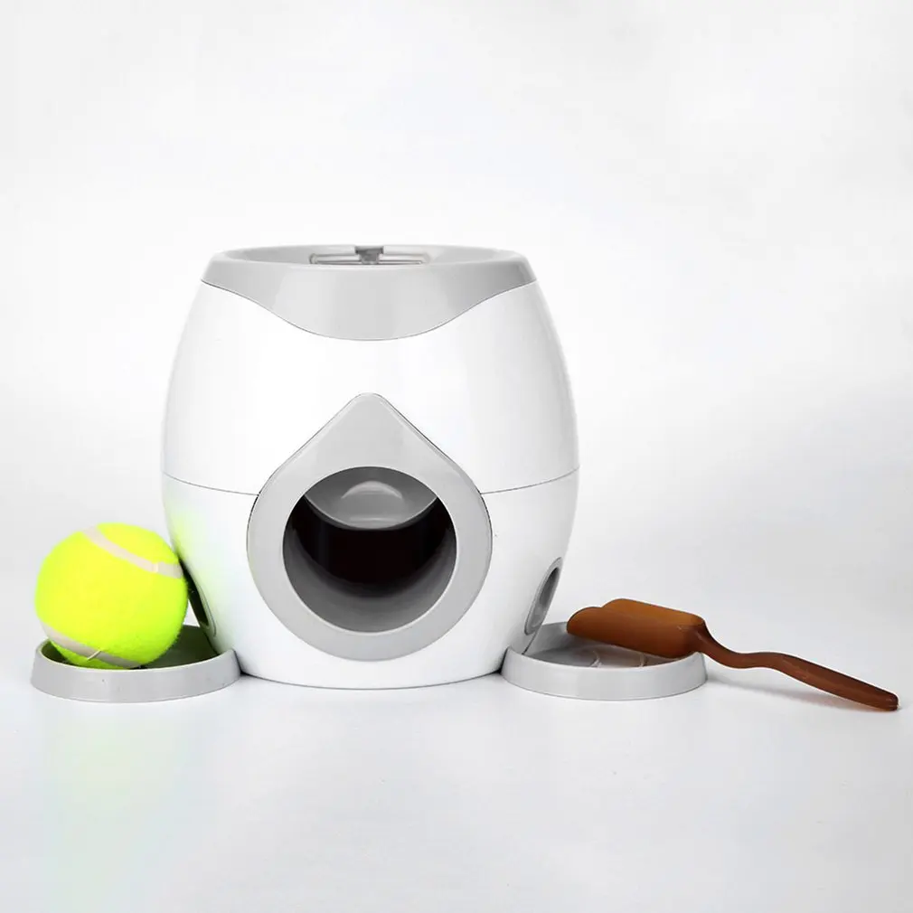 Pet Ball Launcher Toy Dog Tennis Food Reward Machine Thrower Interactive Treatment Slow Feeder Suitable For Cats And Dogs | Дом и сад
