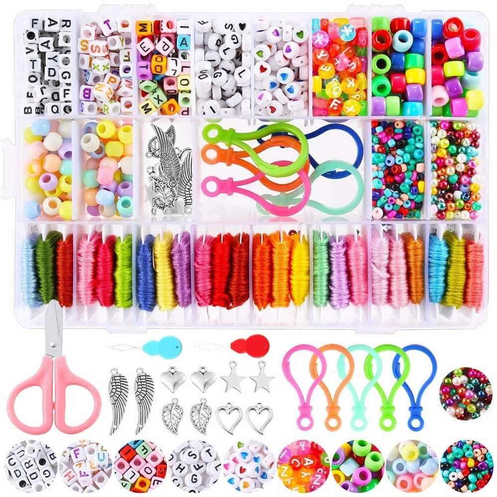 

1 Set 24 Colors Cross Stitch Thread DIY Handmade Jewelry Accessories Colorful Beaded Accessories Bracelet And Necklace Materials