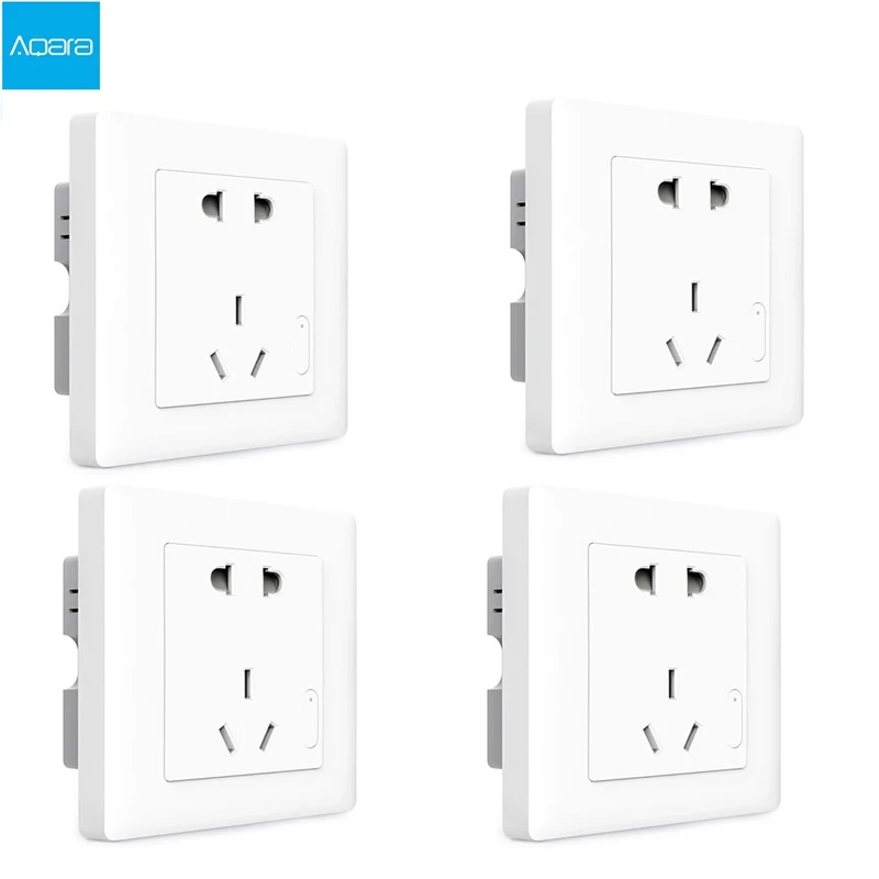 Умная розетка Aqara ZiGBee настенный выключатель с дистанционным управлением