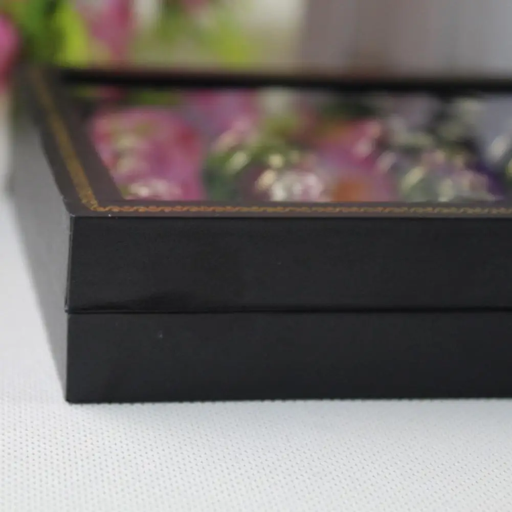 Черного цвета большие размеры 36 бит ювелирные изделия кольцо Дисплей Органайзер