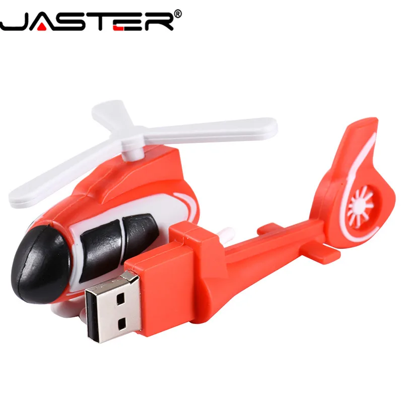 JASTER USB 2 0 мультяшный вертолет модель usb флэш-накопитель 4 Гб 128 ГБ 16 32 64