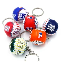 new baseball world cup imitation leather match ball souvenir keychain casual bag pendant decoration that brings goal luck props