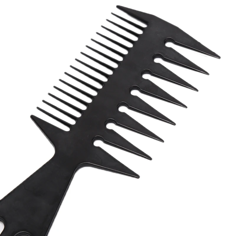 Большие зубцы двухсторонние зубные гребни парикмахерские волосы окрашивание