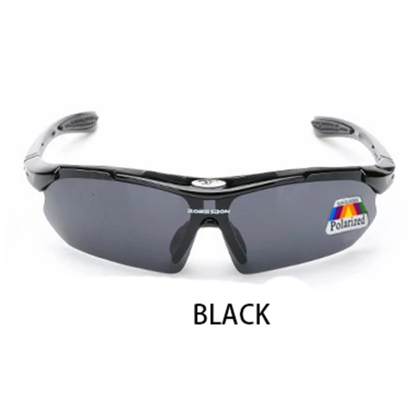 Black Frame Очки для велоспорта, поляризованные солнцезащитные очки для горного велосипеда, очки для мужчин и женщин, спортивные солнцезащитные очки для велоспорта, езды, вождения - Цвет: Black Frame