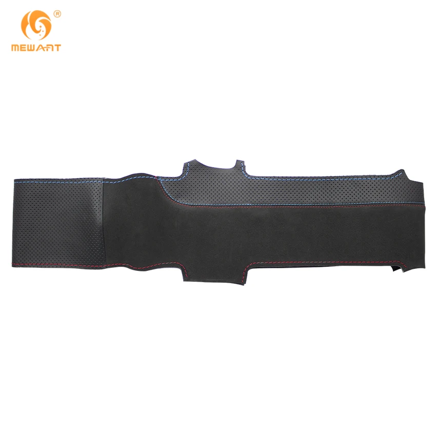 MEWANT черный кожаный замшевый автомобильный чехол на руль для BMW E46 E39 330i 540i 525i 530i 330Ci