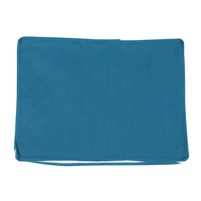 HOT-3Pcs Non-Woven Foldable Storage Box Family Save Space Clothes Organizer Home Quilt Bag Holder Blue |