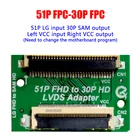 51 Pin FHD до 30 Pin HD адаптер LVDS доска FFC FPC LVDS Конвертер Коннектор для LG SAM передача VCC левая и правая Замена