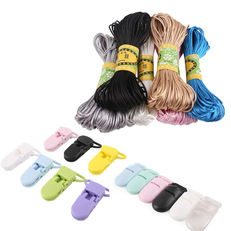 Атласные шнуры для укусов 20 м/лот 1 мм нейлоновая веревка сделай сам аксессуары и