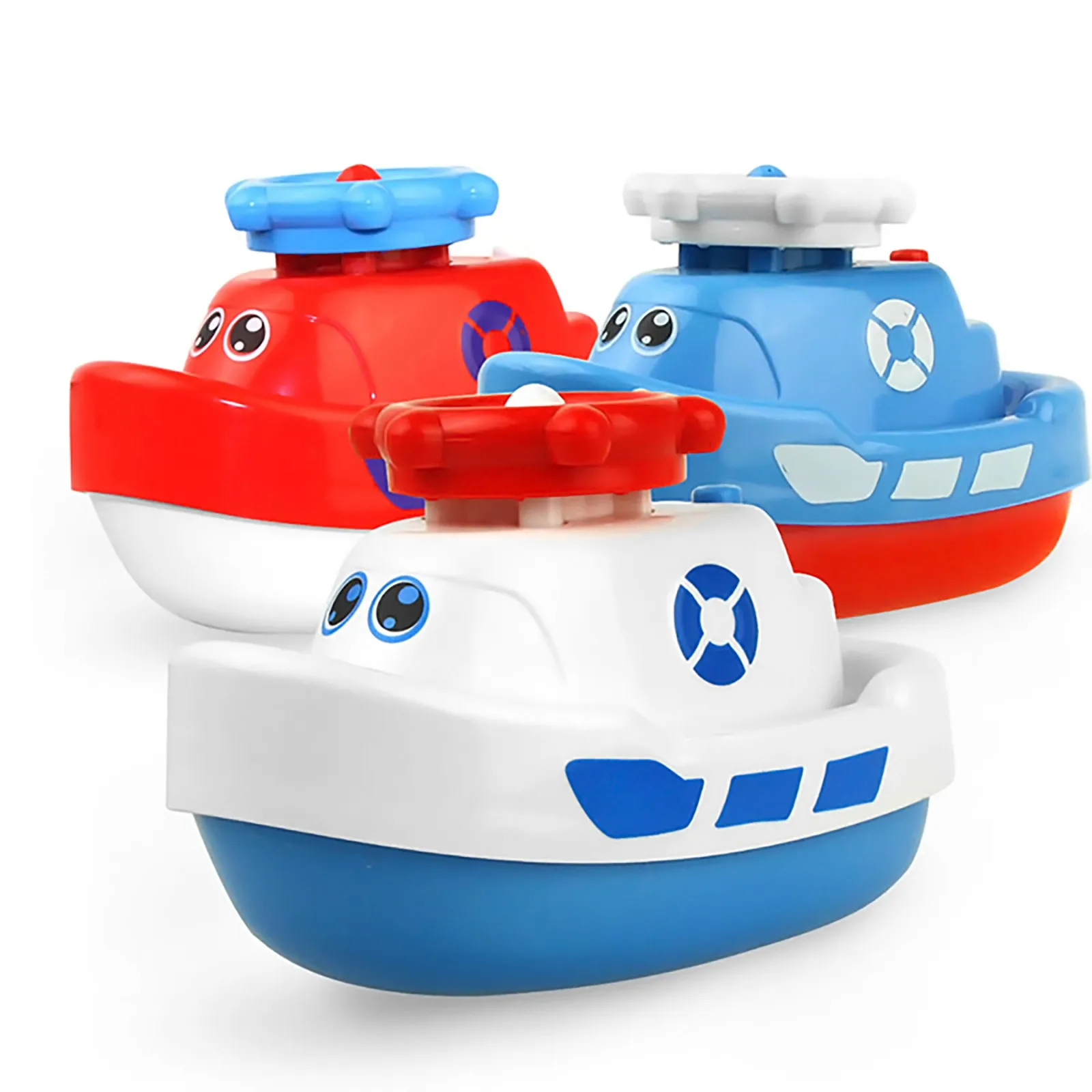 

2021 Beach Toy Dual-purpose Water Spray Boats Automatic Induction Jet Boats Floating Bath Toy Beach Toys For Sand