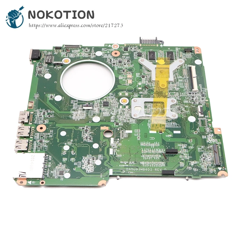 NOKOTION Laptop Motherboard For HP Pavilion 15-N MAIN BOARD DA0U93MB6D2 734820-501 734820-001 735285-501 A4-5000 CPU HD8670M | Компьютеры