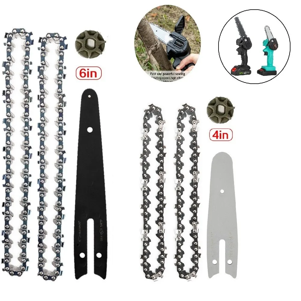 

4/6/ Inch Chainsaw Chain Guide Electric Chainsaw Chains And Guide Used For Logging And Pruning Chainsaw Guide Plate
