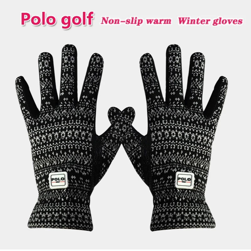 POLO нескользящие перчатки для гольфа пара женские спортивные улицы кашемировые