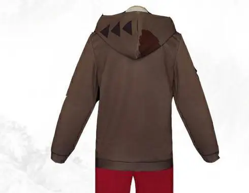 Мужской костюм с капюшоном и брюками для косплея | Тематическая одежда униформа