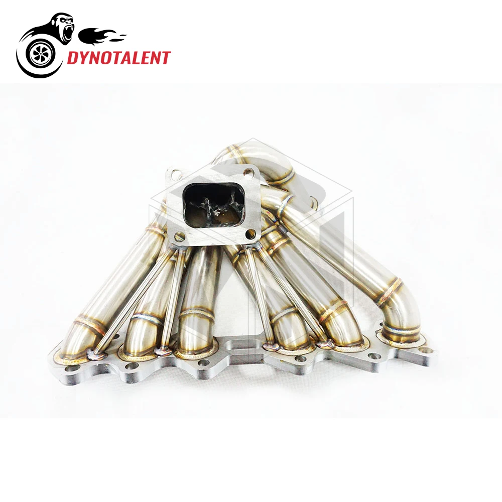 

DYN RACING 42mm OD 3mm Thick Steam Pipe Stainless Steel Supra 2JZGTE 2JZ-GTE 2JZ GTE Equal Length T4 Turbo Manifold