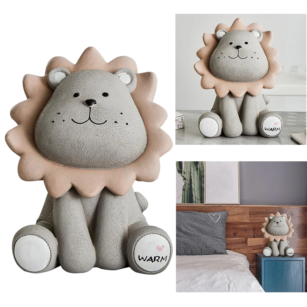 

Lion Piggy Bank Kids Coin Bank Money Box Piggy Bank Cute Figurine Gift