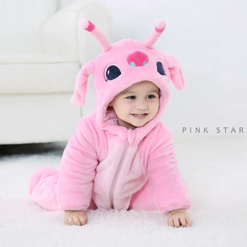 

Младенцы От 0 до 3 лет, для мальчиков и девочек; Пижама с рисунком животных; Детский комбинезон зима куртка-жакет для детей и подростков, из об...