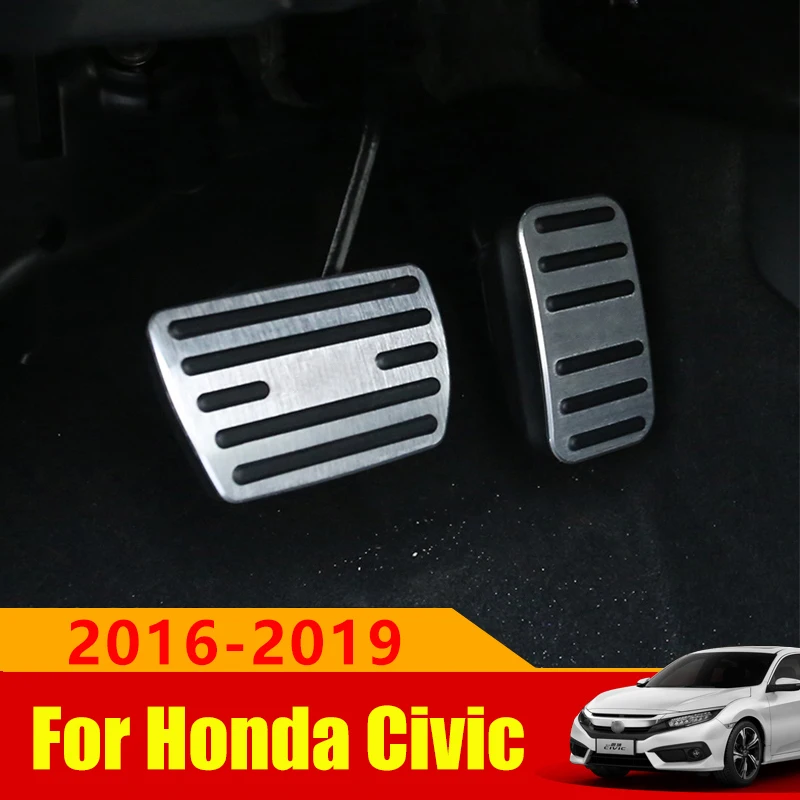 Стайлинг автомобиля из алюминиевого сплава педаль газа акселератора Тормозная