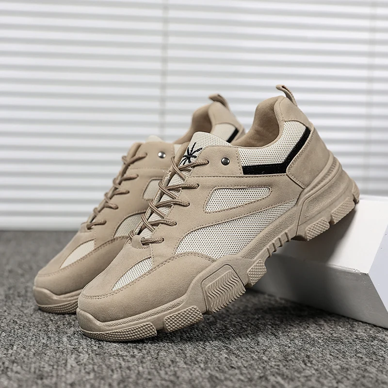 

Outdoor Sports Camping shoes for Men Tactical Hiking Shoes Breathable Comfortable Jogging Trekking Classics Style Sneakers