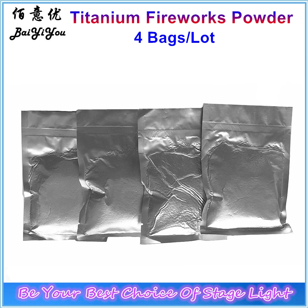 4 пакета (ов) x 200 г/лот фейерверк Ti порошок Материал композитный Титан