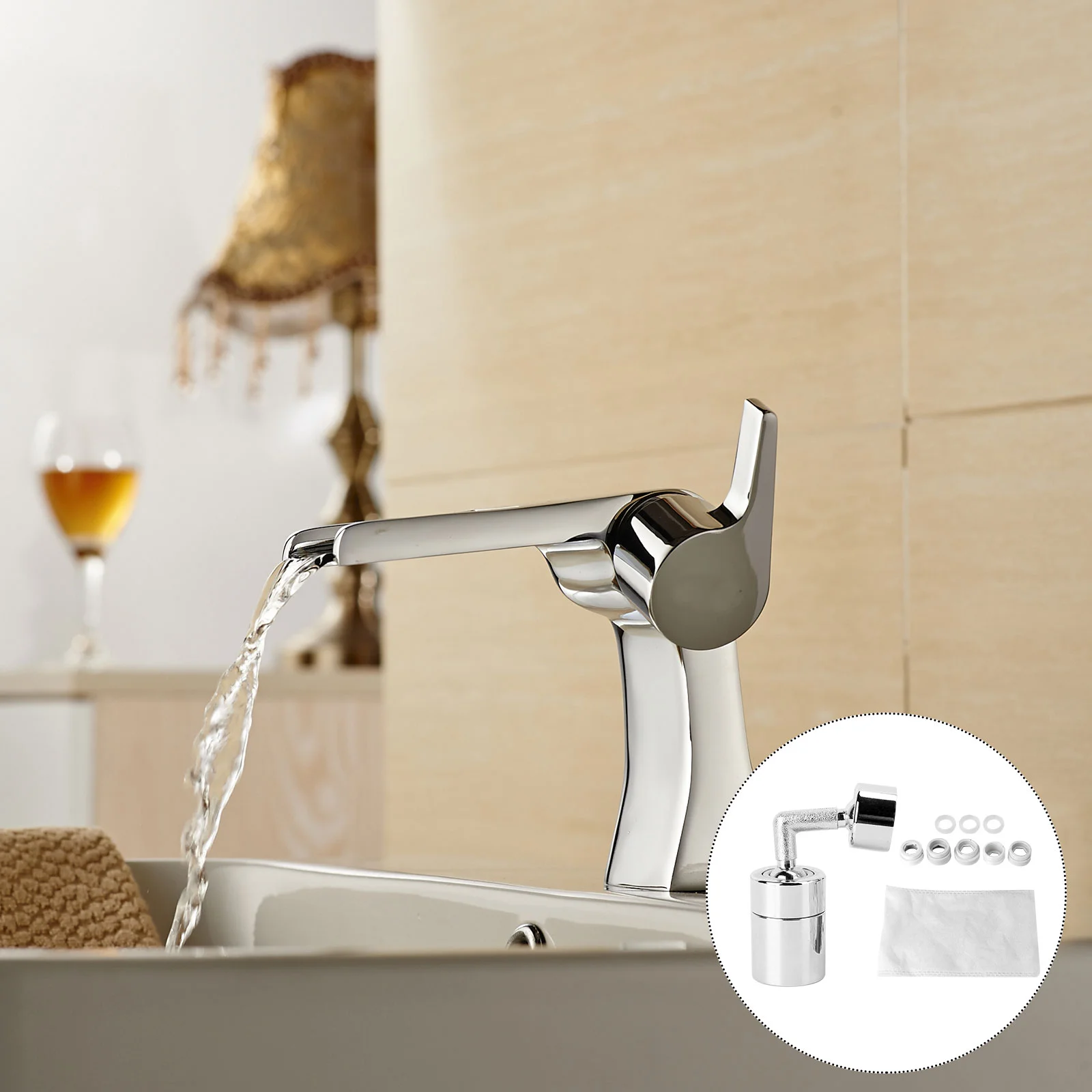 1 шт. водосберегающий аэратор с поворотом на 360 градусов | Строительство и ремонт