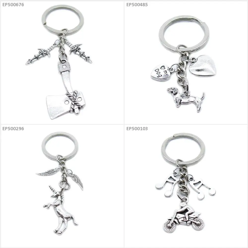 Брелок для ключей Rider Man мотоцикл дорога бездорожье музыкальная музыка единорог